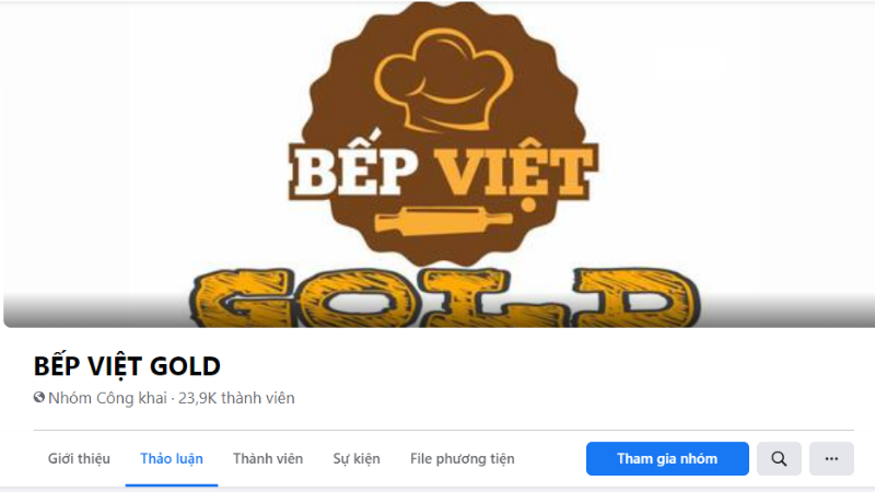 Nhóm Bếp Việt Gold